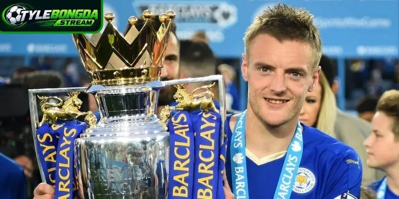 Tiền đạo số 1 của Leicester, Jamie Vardy là vua phá lưới hàng đầu